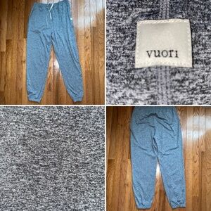Vuori $110 Women's Performance Joggers Long Heather Grey W 30” L 28.5” 6-8 M EUC